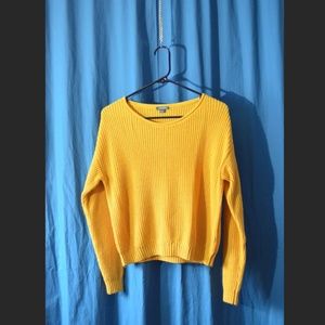 Yellow Knitted Sweater